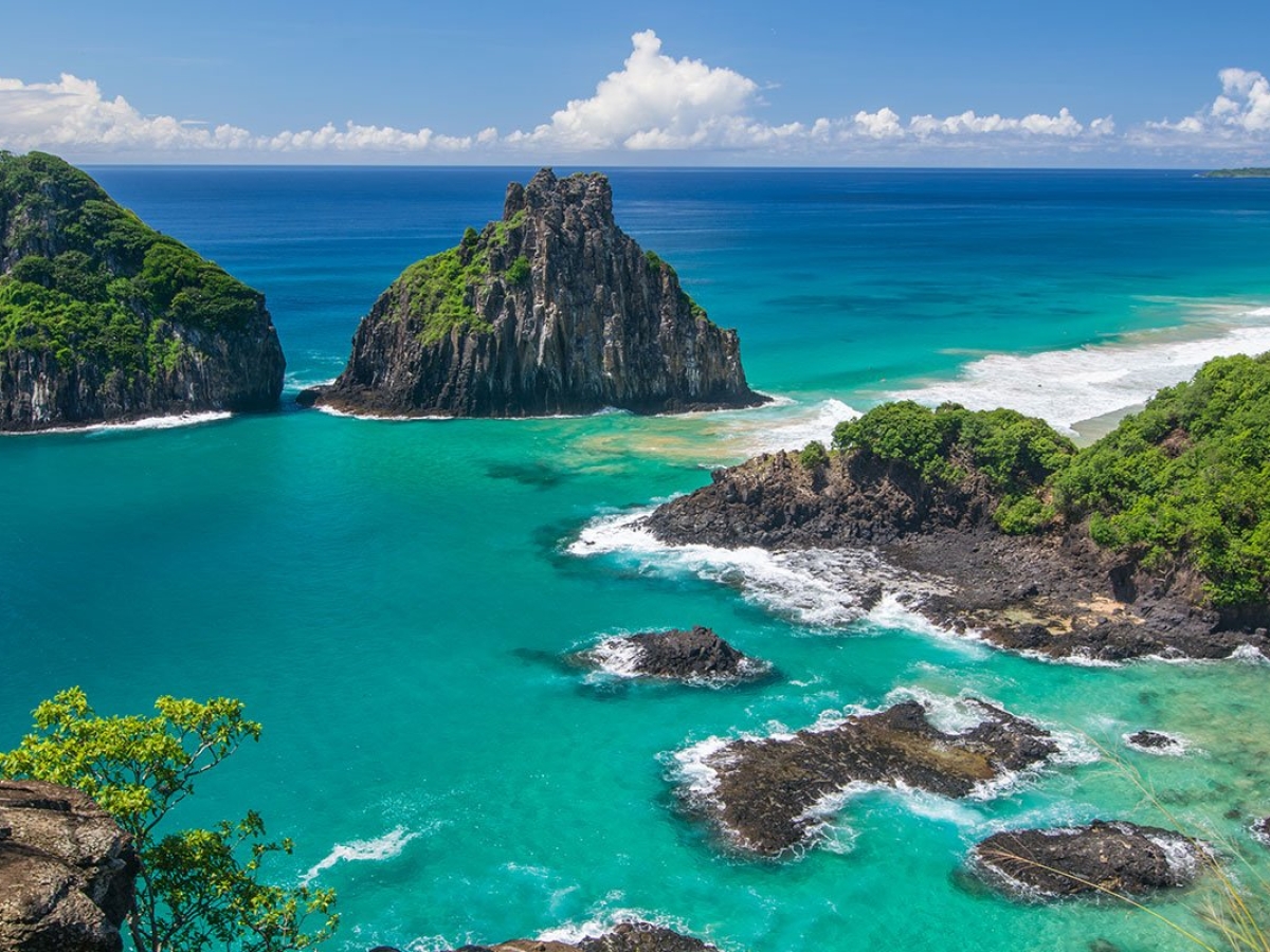 As praias mais famosas no Brasil